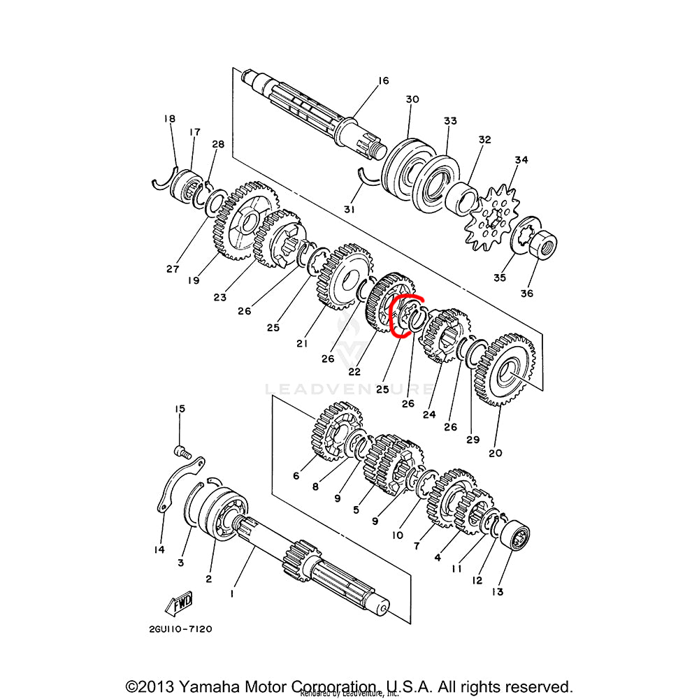 Banshee Transmission Shim
