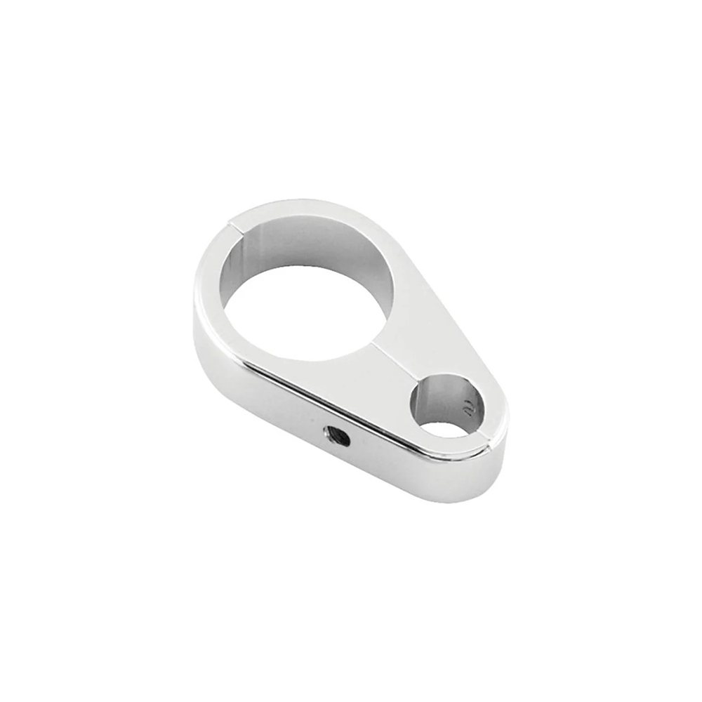 Chrome Brake Line Clamps