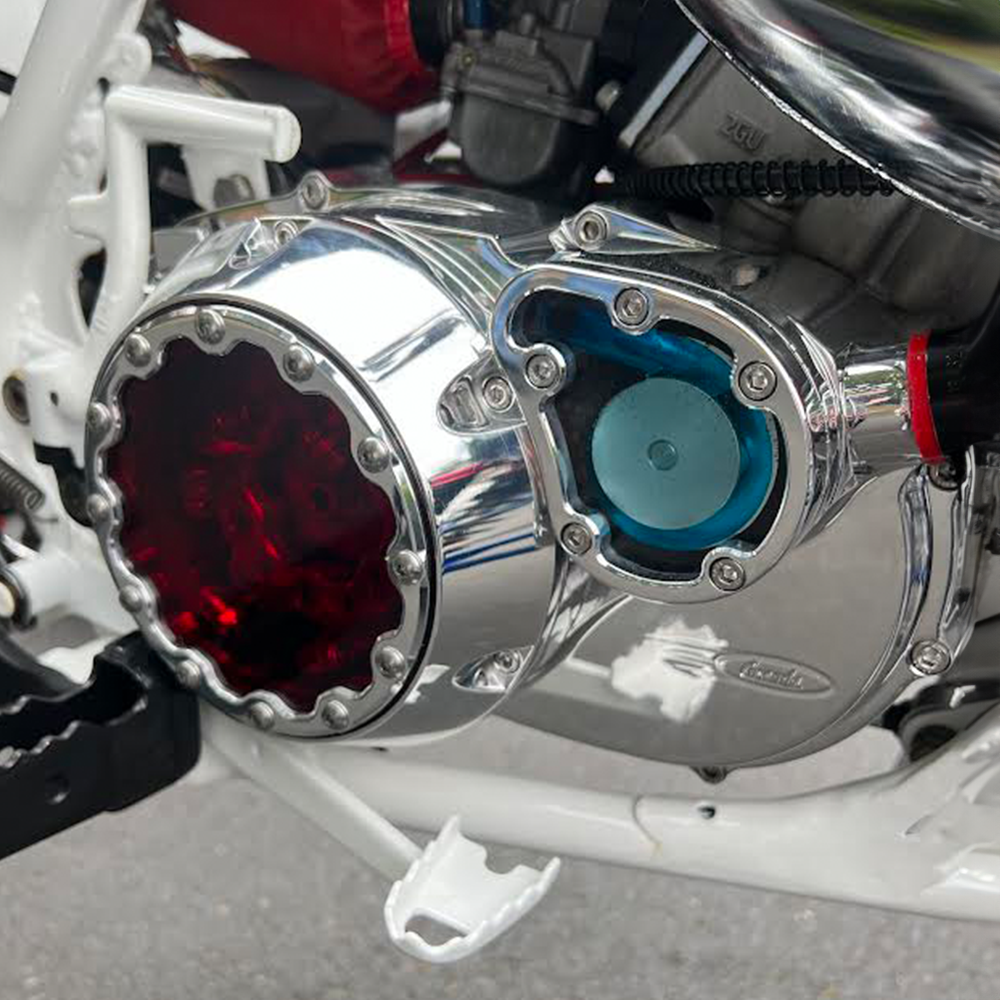 Banshee Billet Clutch Cover with Lexan Waterpump Cover